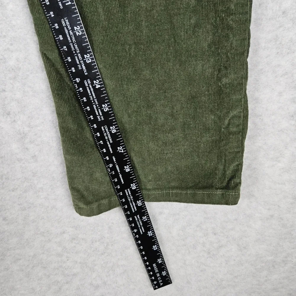 Stio (Men's 36S) Green Corduroy Rivet Pants Outdoor Hiking Casual Organic Cotton